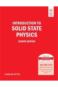 Introduction To Solid State Physics, 8Th Ed