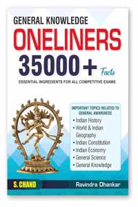 General Knowledge Oneliners 35000+ Facts: For all Competitive Exams