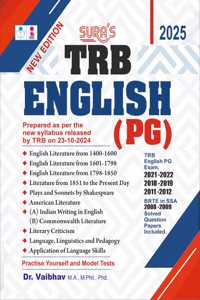 SURA`S TRB English(PG) Exam Book Guide and Original Solved Question Papers - Latest Updated Edition 2025