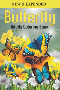 Butterfly Adults Coloring Book