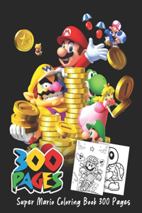 Super Mario Coloring Book 300 Pages