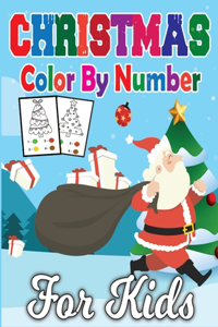 Christmas Color By Number For Kids
