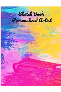 sketch book personalized artist / drawing pad for adults and kids