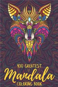 100 Mandalas Coloring Book