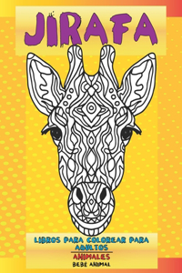 Libros para colorear para adultos - Bebé animal - Animales - Jirafa