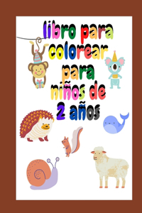 libro para colorear para niños de 2 años