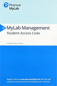 2019 Mylab Management with Pearson Etext -- Access Card -- For Human Resource Management