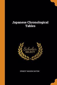 Japanese Chronological Tables