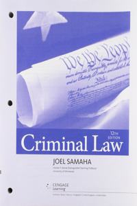 Bundle: Criminal Law, Loose-Leaf Version, 12th + Mindtap Criminal Justice, 1 Term (6 Months) Printed Access Card, Enhanced