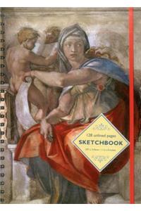 Sketchbook: Delphic Sibyl (Michelangelo)