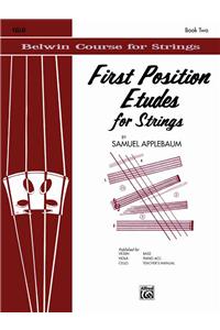 FIRST POSITION ETUDES FOR STRINGS CELLO
