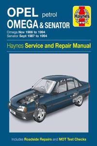 Opel Omega & Senator Petrol (Nov 86 - 94) Haynes Repair Manual