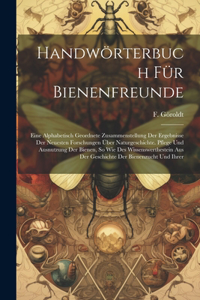 Handwörterbuch Für Bienenfreunde