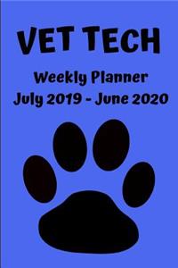 Vet Tech Weekly Planner July 2019 -June 2020