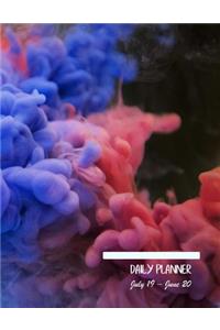 Daily planner July 19 - June 20