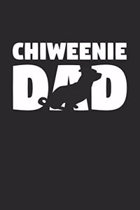 Chiweenie Notebook 'Chiweenie Dad' - Gift for Dog Lovers - Chiweenie Journal