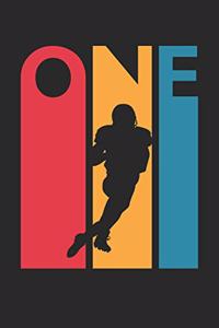 Football Notebook for 1 Year Old Boys and Girls - Vintage Football Journal - 1st Birthday Gift for Football Player Diary
