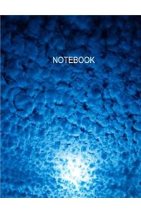 Notebook. Blue Sky Cover. Composition Notebook. College Ruled. 8.5 x 11. 120 Pages.