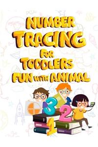Number Animal Tracing for Toddlers