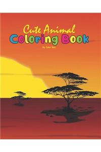 Cute Animal Coloring Book