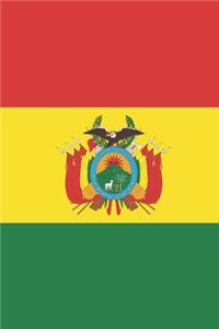 Bolivia Travel Journal - Bolivia Flag Notebook - Bolivian Flag Book