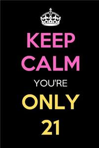 Keep Calm You're Only 21