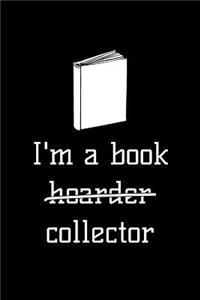 Gift Notebook for Book Collectors, Blank Lined Journal