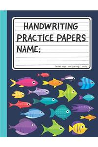 Handwriting Practice Papers