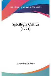 Spicilegia Critica (1771)