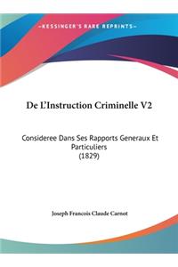 de L'Instruction Criminelle V2