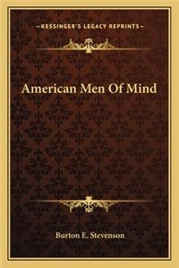 American Men of Mind