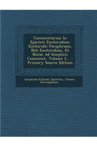 Commentarius in Epicteti Enchiridion