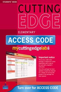 Cutting Edge Elementary MyEnglishLab and Access Card