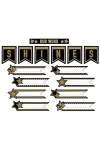 Sparkle and Shine Super Star Student Work Mini Bulletin Board Set