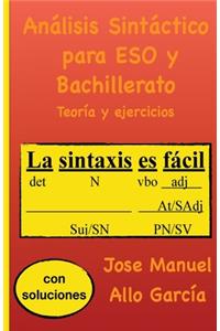 Análisis Sintáctico para ESO y Bachillerato