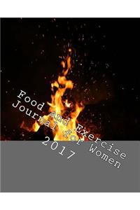Food and Exercise Journal for Women 2017