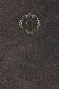 Monogram C Blank Book