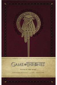 Game of Thrones: Hand of the King Hardcover Ruled Journal
