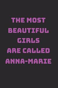 Anna-Marie Girl Woman Notebook