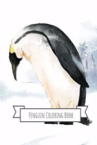 Penguins Coloring Book