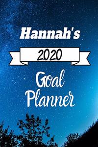 Hannah's 2020 Goal Planner
