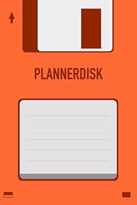 Orange Plannerdisk Floppy Disk 3.5 Diskette Weekly 2020 Planner [6x9]