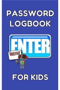 Password Logbook For Kids