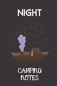 night camping notes