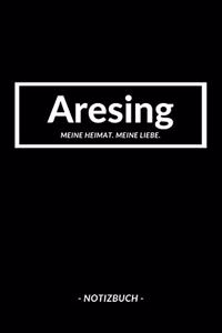 Aresing: Notizblock A5 120 Seiten - Punktraster - Notizbuch für deine Stadt