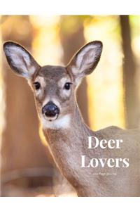 Deer Lovers 100 page Journal