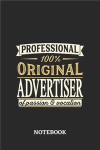 Professional Original Advertiser Notebook of Passion and Vocation