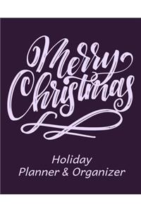 Merry Christmas Holiday Planner & Organizer