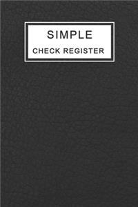 Simple Check Register