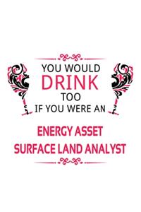 You Would Drink Too If You Were An Energy Asset Surface Land Analyst
